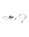 digitus Karta/Kontroler Firewire (400) PCI Exp., 2xZew. 1xZew.(Mini) IEEE1394a 6pin + Mini, Low Profile - nr 35