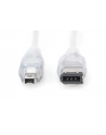 digitus Karta/Kontroler Firewire (400) PCI Exp., 2xZew. 1xZew.(Mini) IEEE1394a 6pin + Mini, Low Profile - nr 37
