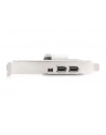 digitus Karta/Kontroler Firewire (400) PCI Exp., 2xZew. 1xZew.(Mini) IEEE1394a 6pin + Mini, Low Profile - nr 48