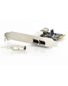 digitus Karta/Kontroler Firewire (400) PCI Exp., 2xZew. 1xZew.(Mini) IEEE1394a 6pin + Mini, Low Profile - nr 4