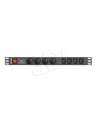 lanberg Listwa zasilająca Rack PDU 1U 4x PL + 4x IEC C13 2m 10A czarna - nr 8