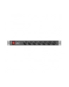 lanberg Listwa zasilajaca Rack PDU 1U 7x Schuko 2m 16A czarna - nr 6