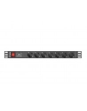 lanberg Listwa zasilajaca Rack PDU 1U 7x Schuko 2m 16A czarna - nr 8
