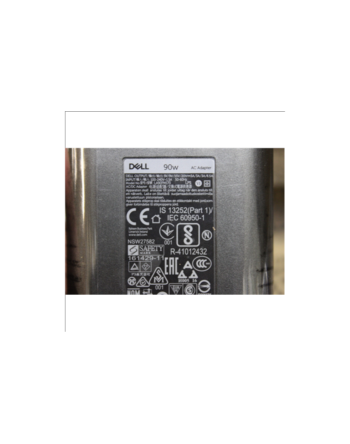 dell Adapter Ktt  - E5 90W Type-C AC główny