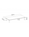 digitus Szklana podstawa dla monitora, powierzchnia robocza: 56x21cm, max. obciążenie: 20kg - nr 59