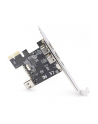 digitus Karta/Kontroler Firewire (400) PCI Exp., 2xZew. 1xZew.(Mini) IEEE1394a 6pin + Mini, Low Profile - nr 16