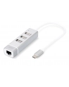 digitus HUB/Koncentrator 3-portowy USB 2.0 HighSpeed Typ C z Fast Etherne - nr 19