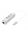 digitus HUB/Koncentrator 3-portowy USB 2.0 HighSpeed Typ C z Fast Etherne - nr 26