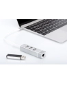 digitus HUB/Koncentrator 3-portowy USB 2.0 HighSpeed Typ C z Fast Etherne - nr 61