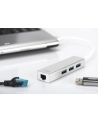 digitus HUB/Koncentrator 3-portowy USB 3.0 SuperSpeed z Gigabit LAN adapter - nr 15