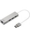 digitus HUB/Koncentrator 3-portowy USB 3.0 SuperSpeed z Gigabit LAN adapter - nr 58