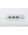 digitus HUB/Koncentrator 3-portowy USB 3.0 SuperSpeed z Gigabit LAN adapter - nr 5