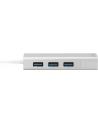 digitus HUB/Koncentrator 3-portowy USB 3.0 SuperSpeed z Gigabit LAN adapter - nr 60