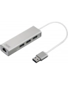 digitus HUB/Koncentrator 3-portowy USB 3.0 SuperSpeed z Gigabit LAN adapter - nr 61