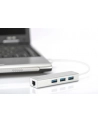 digitus HUB/Koncentrator 3-portowy USB 3.0 SuperSpeed z Gigabit LAN adapter - nr 67