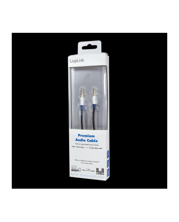 logilink Kabel audio premium 3,5mm męski, 1,5m