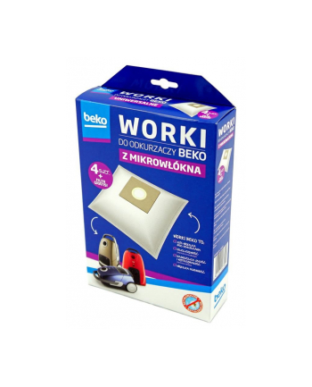 beko Worki do odkurzaczy 4 sztuki + filtr WM01