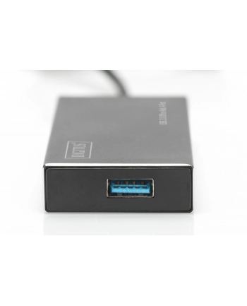 digitus HUB/Koncentrator 4-portowy USB 3.0 SuperSpeed, aktywny, HQ aluminium