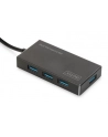 digitus HUB/Koncentrator 4-portowy USB 3.0 SuperSpeed, aktywny, HQ aluminium - nr 4