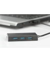 digitus HUB/Koncentrator 4-portowy USB 3.0 SuperSpeed, aktywny, HQ aluminium - nr 55
