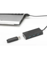 digitus HUB/Koncentrator 4-portowy USB 3.0 SuperSpeed, aktywny, HQ aluminium - nr 57