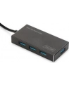 digitus HUB/Koncentrator 4-portowy USB 3.0 SuperSpeed, aktywny, HQ aluminium - nr 65