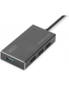 digitus HUB/Koncentrator 4-portowy USB 3.0 SuperSpeed, aktywny, HQ aluminium - nr 73