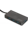 digitus HUB/Koncentrator 4-portowy USB 3.0 SuperSpeed, aktywny, HQ aluminium - nr 74