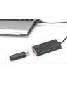 digitus HUB/Koncentrator 4-portowy USB 3.0 SuperSpeed, aktywny, HQ aluminium - nr 85
