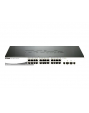 Switch D-LINK DGS-1210-24, 24-port 10/100/1000 Gigabit Smart Switch including 4 Combo 1000BaseT/SFP - nr 24