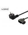 elmak SAVIO CL-116 Kabel zasilający Schuko męski kątowy - IEC C13, kątowy 1,8m - nr 6