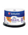 verbatim DVD+R 8x 8.5 GB 50P DL Printable - nr 24