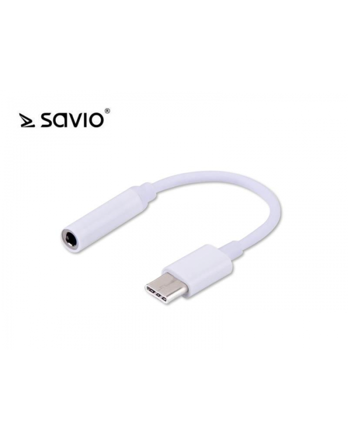 elmak SAVIO AK-35 Adapter audio - USB Typ C - mini Jack 3,5 mm główny