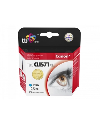 tb print Tusz do Canon CLI-571XL TBC-CLI571XLC CY 100% nowy nr 1