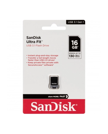 sandisk ULTRA FIT USB 3.1 16GB 130MB/s nr 1