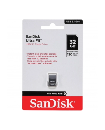 sandisk ULTRA FIT USB 3.1 32GB 130MB/s nr 1