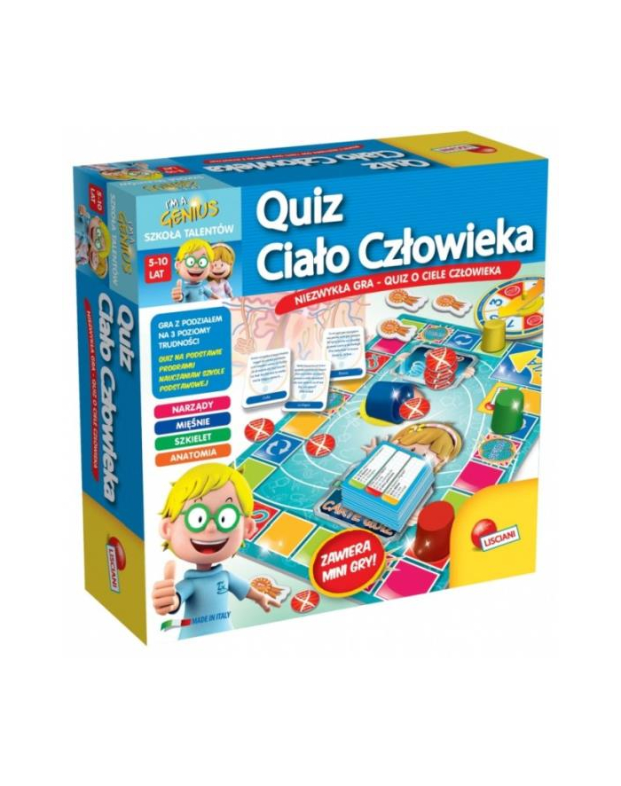 lisciani giochi I'm a Genius Quiz ciało człowieka 67794 główny