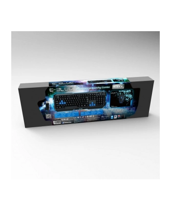 e-blue Zestaw Polygon klawiatura/myszka/podkładka 45907