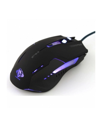 e-blue Mysz USB Auroza 3000DPI czarna