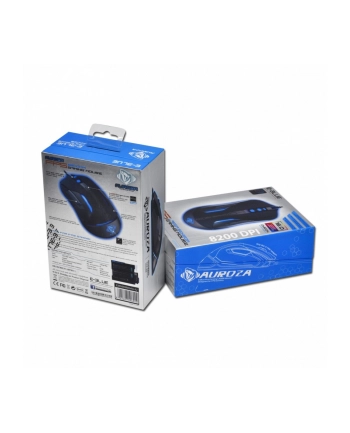 e-blue Mysz USB Auroza Gaming FPS 8200DPI 50405