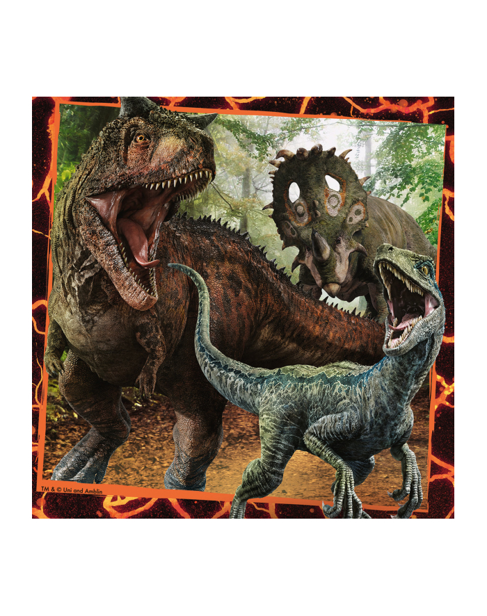 ravensburger Puzzle 3x49el Jurassic World 2 080540 główny