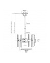 techly Podwójny uchwyt sufitowy 2x TV LCD/LED 32-55cali 90kg regulowany - nr 3