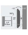 techly Uchwyt ścienny do TV LCD/LED 13-30cali 23kg VESA pełna regulacja biały - nr 4