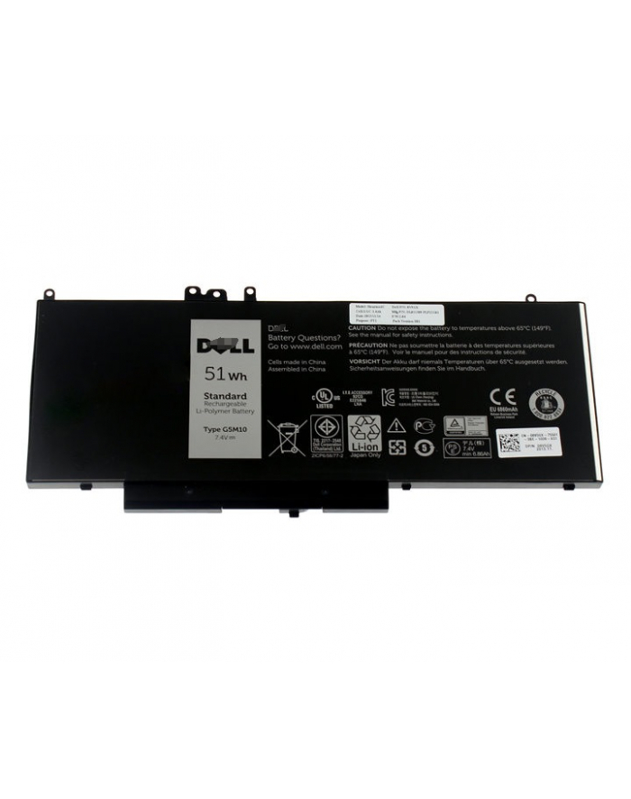 dell Bateria Primary 4-cell 51W/HR Kit główny