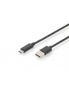 assmann Kabel połączeniowy USB 2.0 HighSpeed Typ USB C/USB A M/M czarny 3 - nr 1