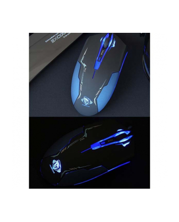 e-blue Mysz USB Auroza 3500DPI czarna