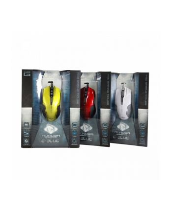 e-blue Mysz USB Auroza G 3000DPI czerwona nr 2