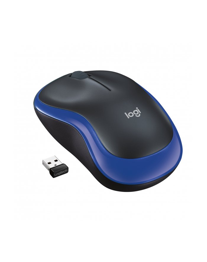 logitech Mysz bezprzewodowa M185 910-002236 niebieska główny