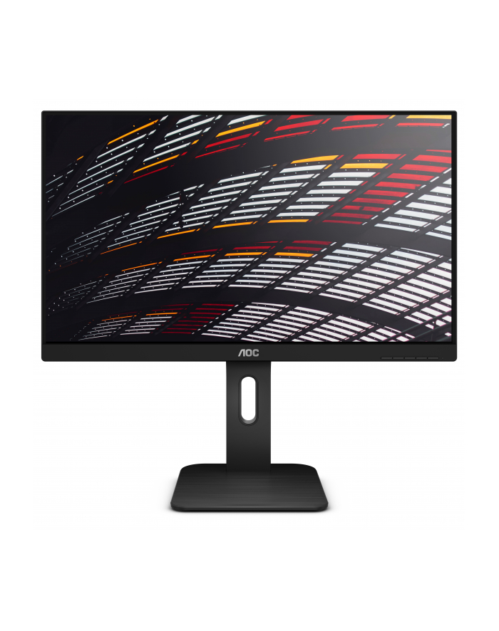 aoc Monitor 23.8 24P1 IPS DVI DP HDMI Pivot Głośniki główny