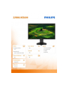 philips Monitor 21.5 221B8LHEB LED HDMI Pivot Głośnik - nr 11